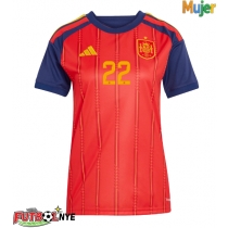 Camiseta España Pau Cubarsi #22 Primera Equipación para mujer Mundial 2026 manga corta